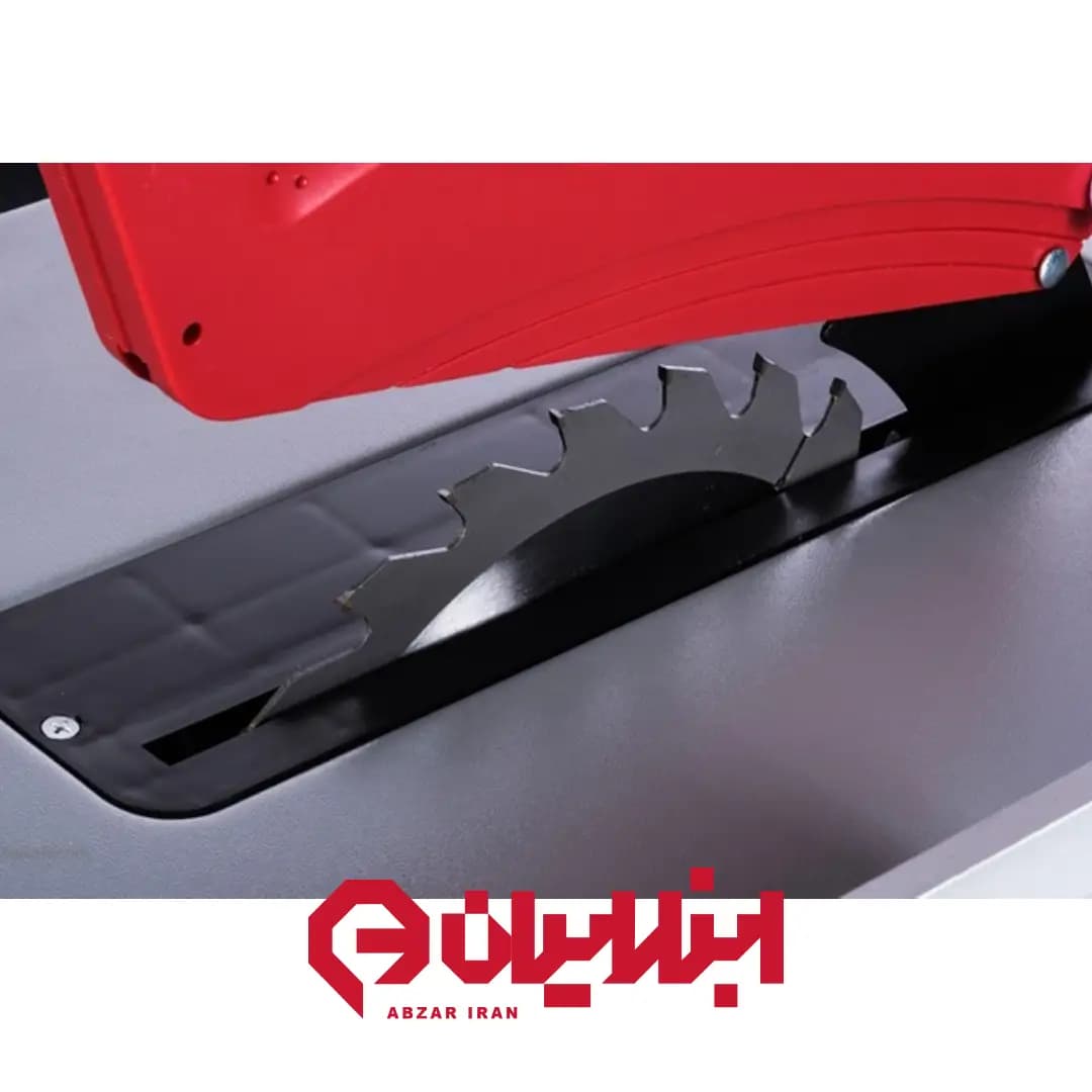 اره میزی ۳۱۵ میلیمتر دینامی با اسلاید و گونیا محک مدل TS-315B — تصویر ۴