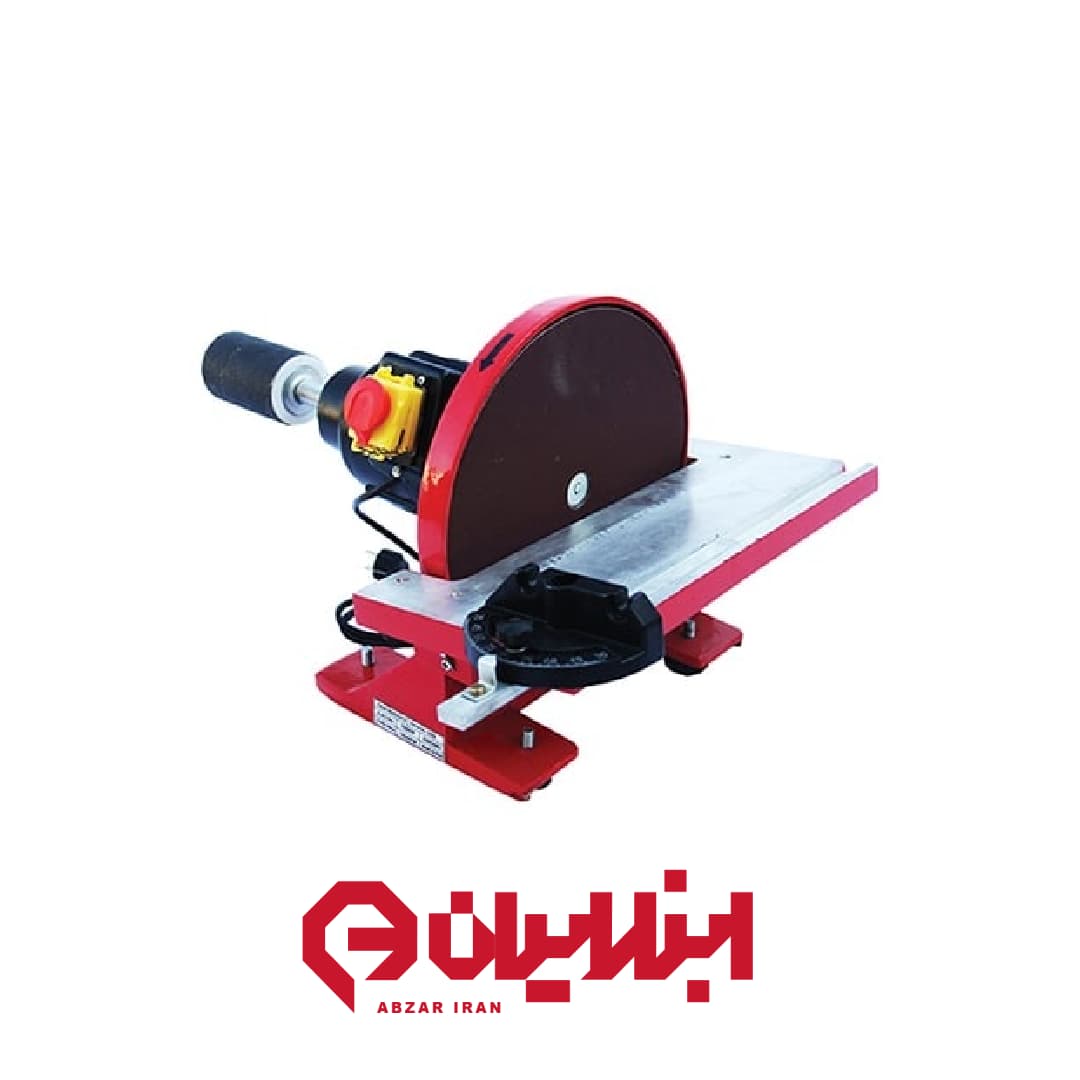 دستگاه سنباده دیسکی 300 میلیمتر و غلطکی 120 میلیمتر محک مدل RDS-5/12