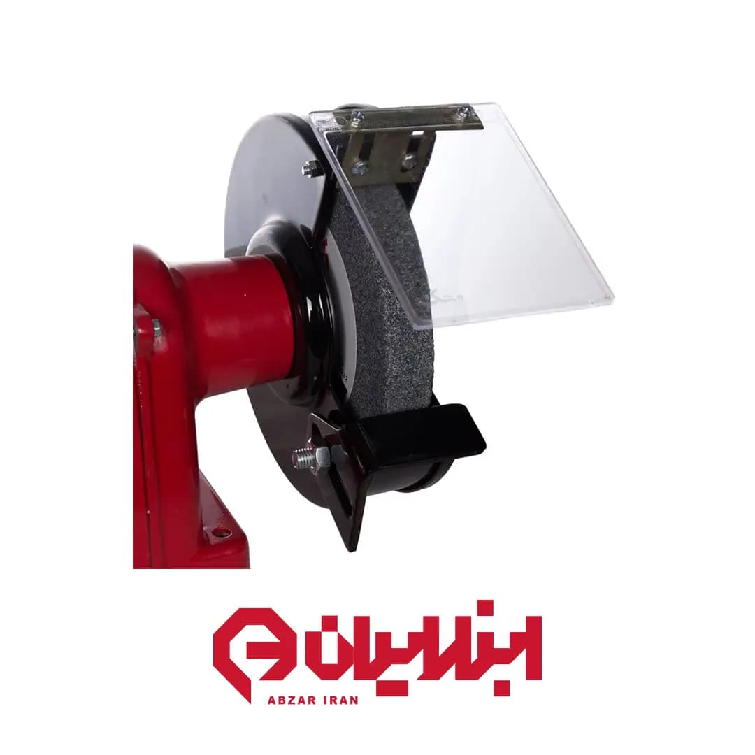 سنگ سنباده ۳۰۰ میلیمتر سه فاز چراغ دار محک مدل GD-300 HL — تصویر ۲