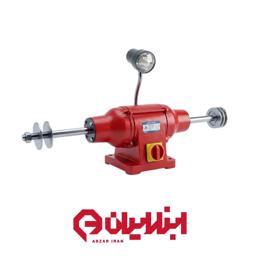 ماشین سنگ پرداخت 300 میلیمتر چراغ دار سه فاز محک مدل PGD 2000-4L — تصویر ۲