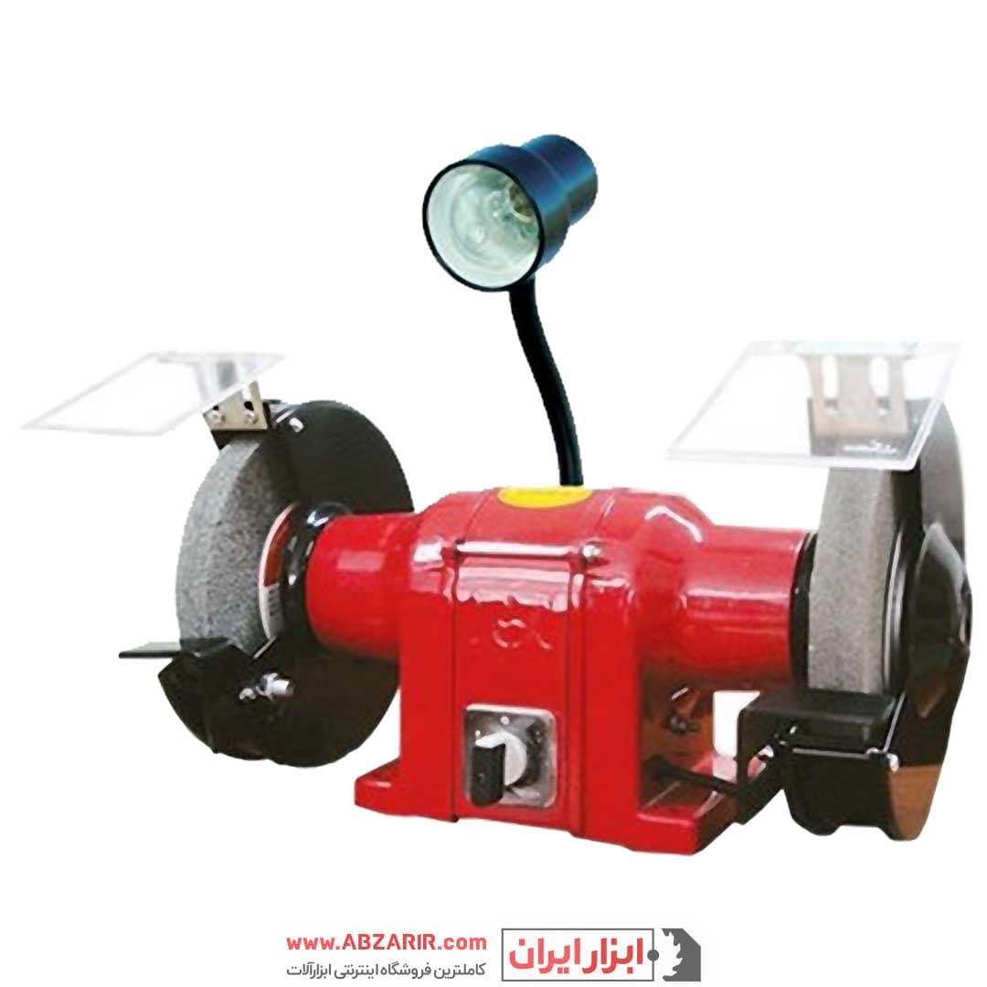 سنگ سنباده 200 میلیمتر سه فاز چراغ دار محک مدل GD-200-3 HL