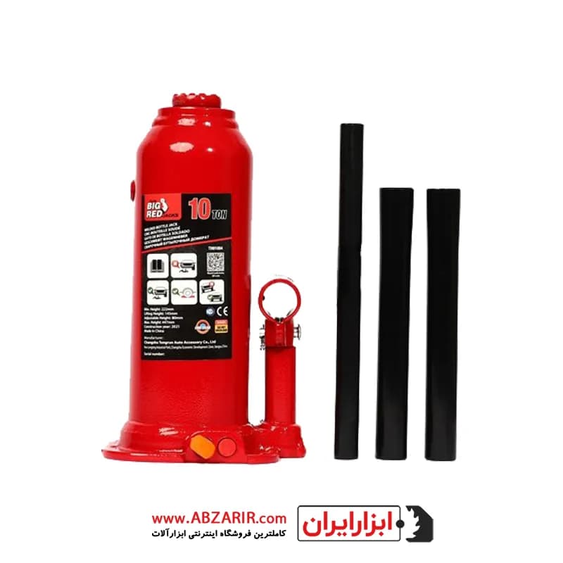 جک روغنی 10 تن بیگ رد مدل TH91004 — تصویر ۲