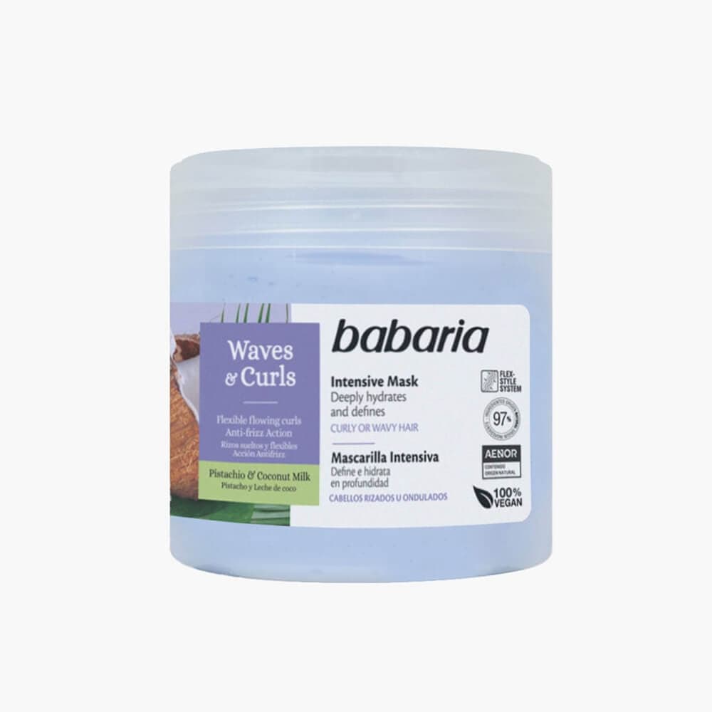 ماسک مو باباریا مدل Coconut care موی فر حجم 400 میلی لیتر
