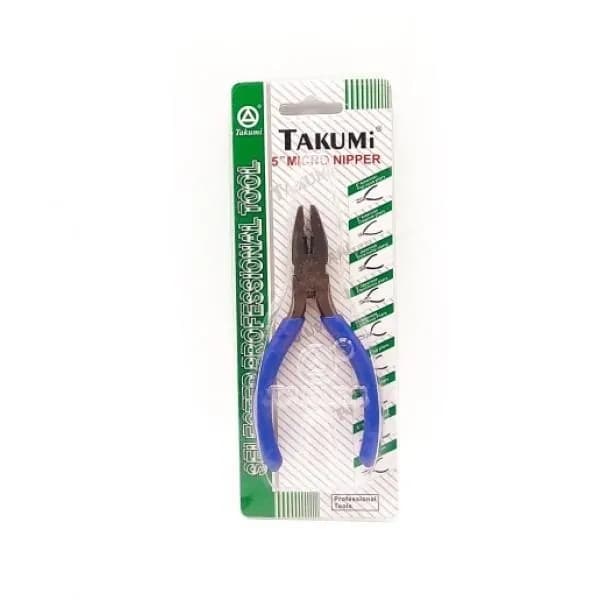 انبر دست کوچک ابی رنگ برند TAKUMI — تصویر ۲