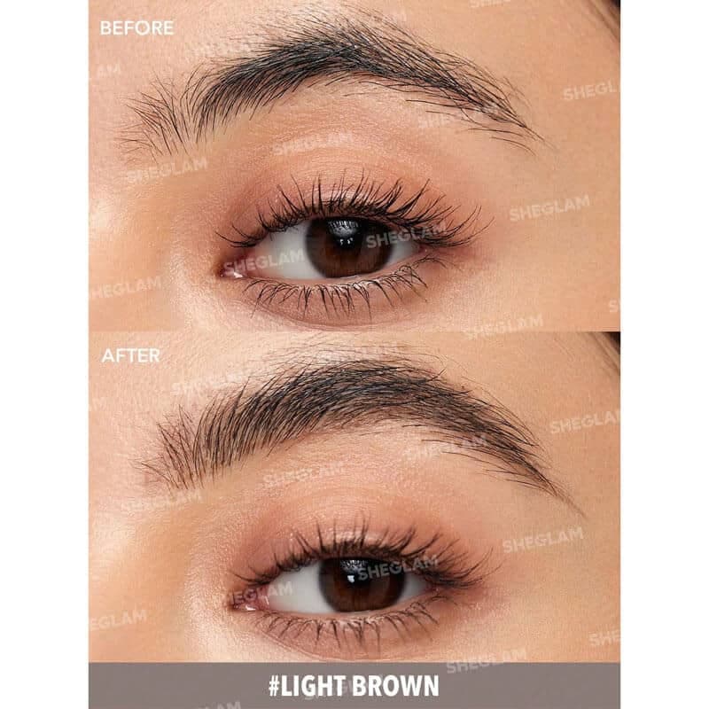 مداد ابرو شیگلم SHEGLAM مدل INSTA-FILL رنگ LIGHT BROWN — تصویر ۲