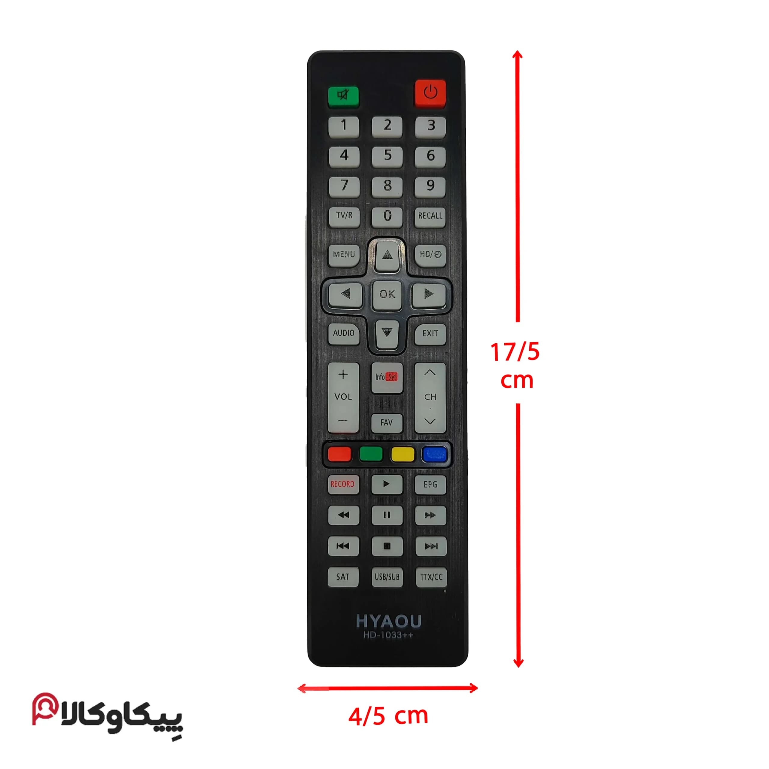 کنترل گیرنده SAT همه کاره 1033 — تصویر ۲