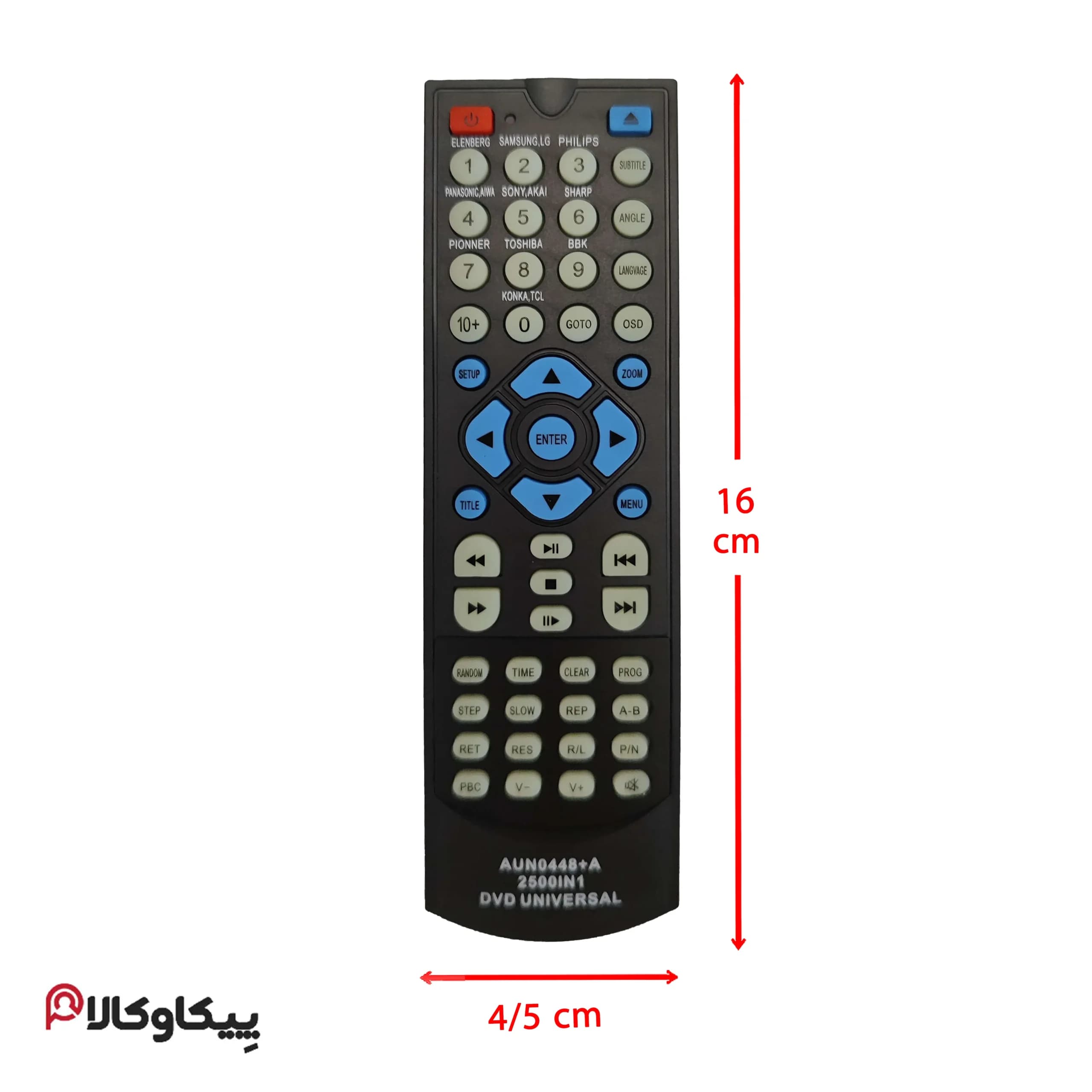 کنترل همه کاره DVD آی هندی مدل 448 — تصویر ۲