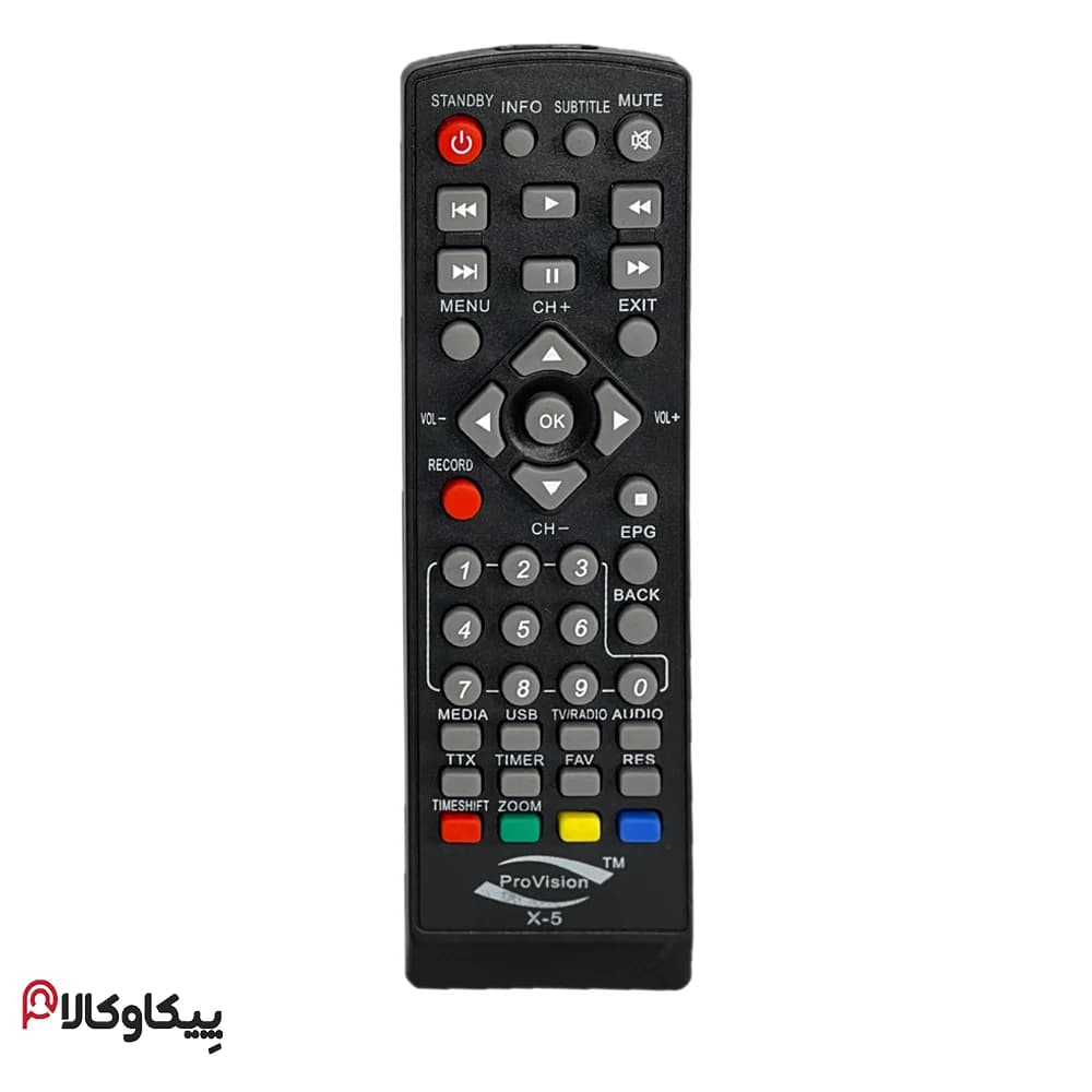 کنترل گیرنده دیجیتال Provision X5 پروویژن