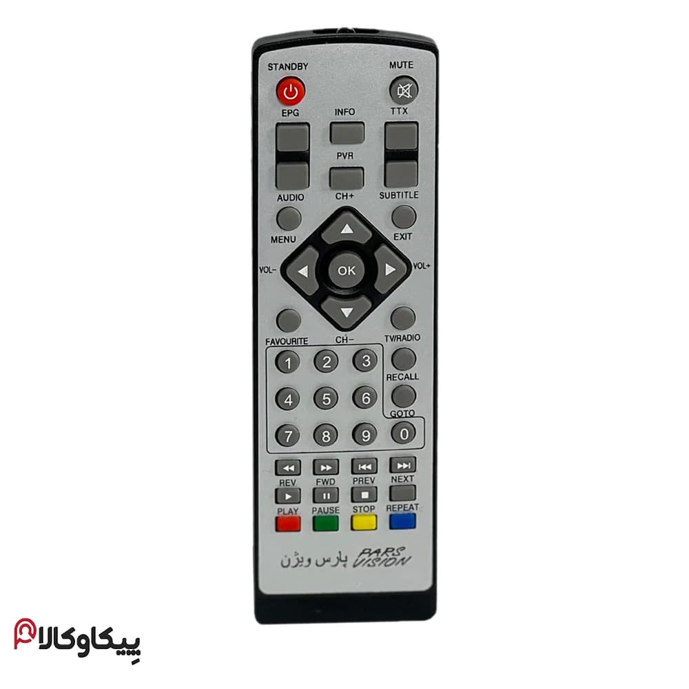 کنترل گیرنده دیجیتال پارس ویژن