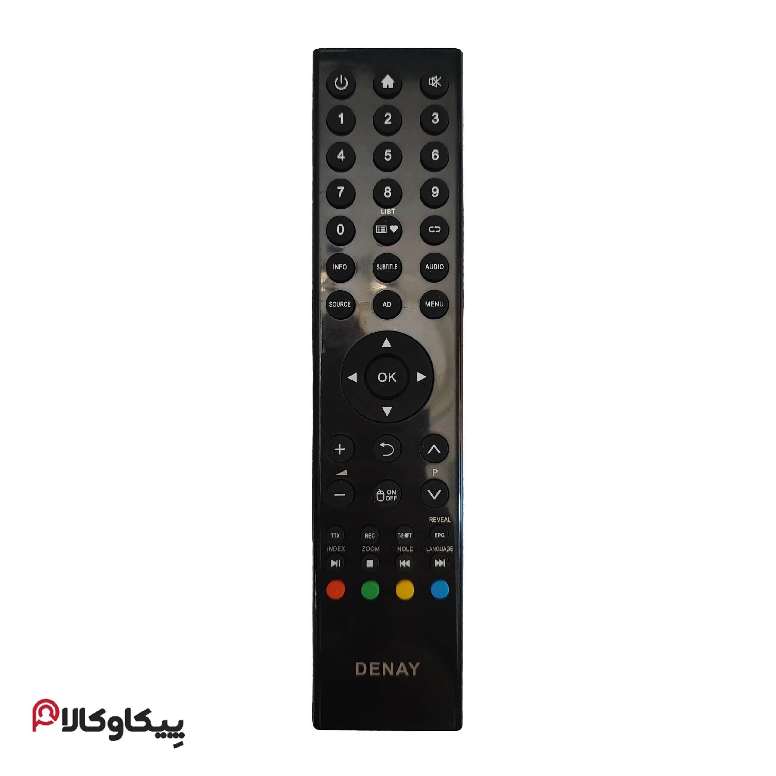 کنترل تلویزیون DENAY دنای با دکمه هوم