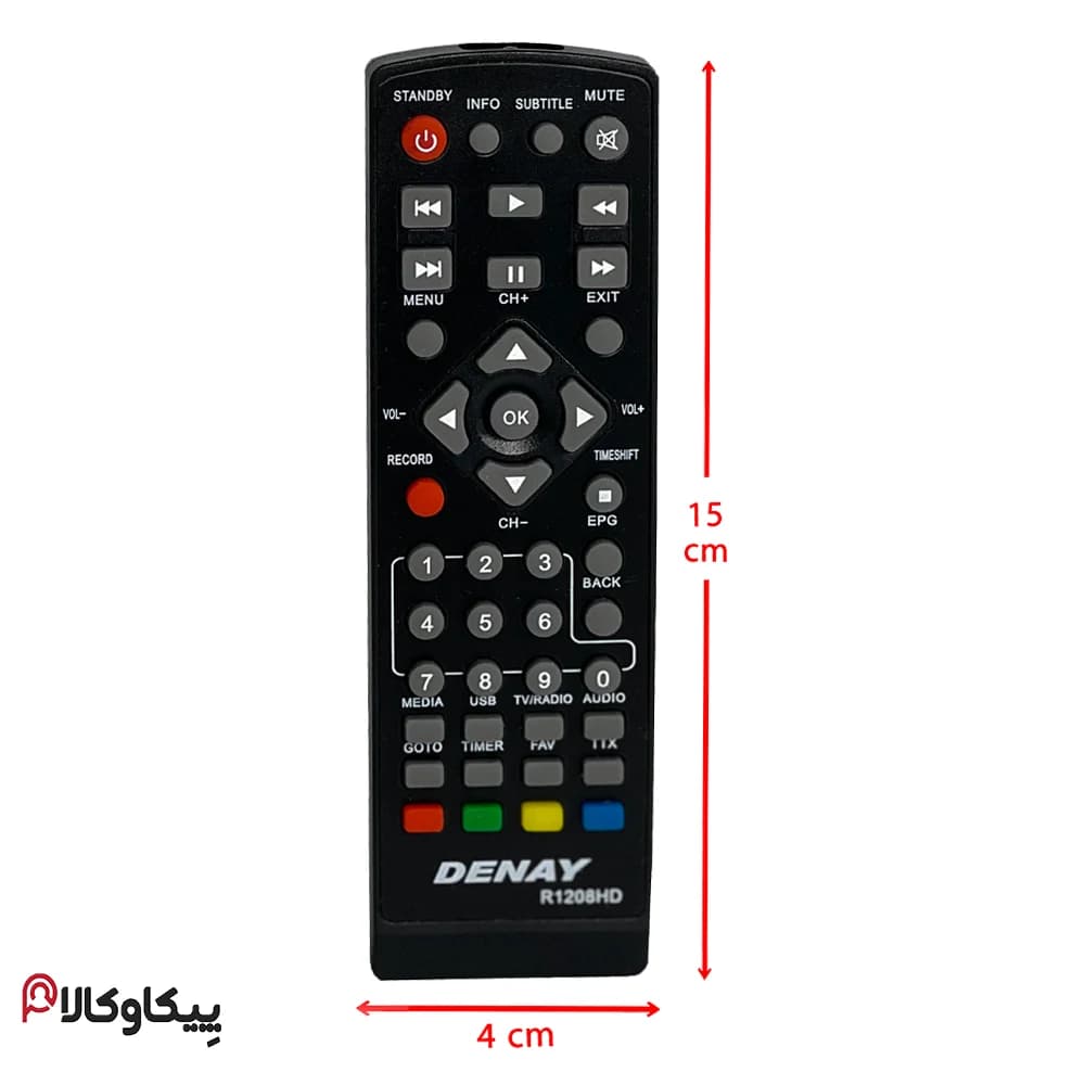 کنترل گیرنده دیجیتال DENAY 1208 دنای — تصویر ۴