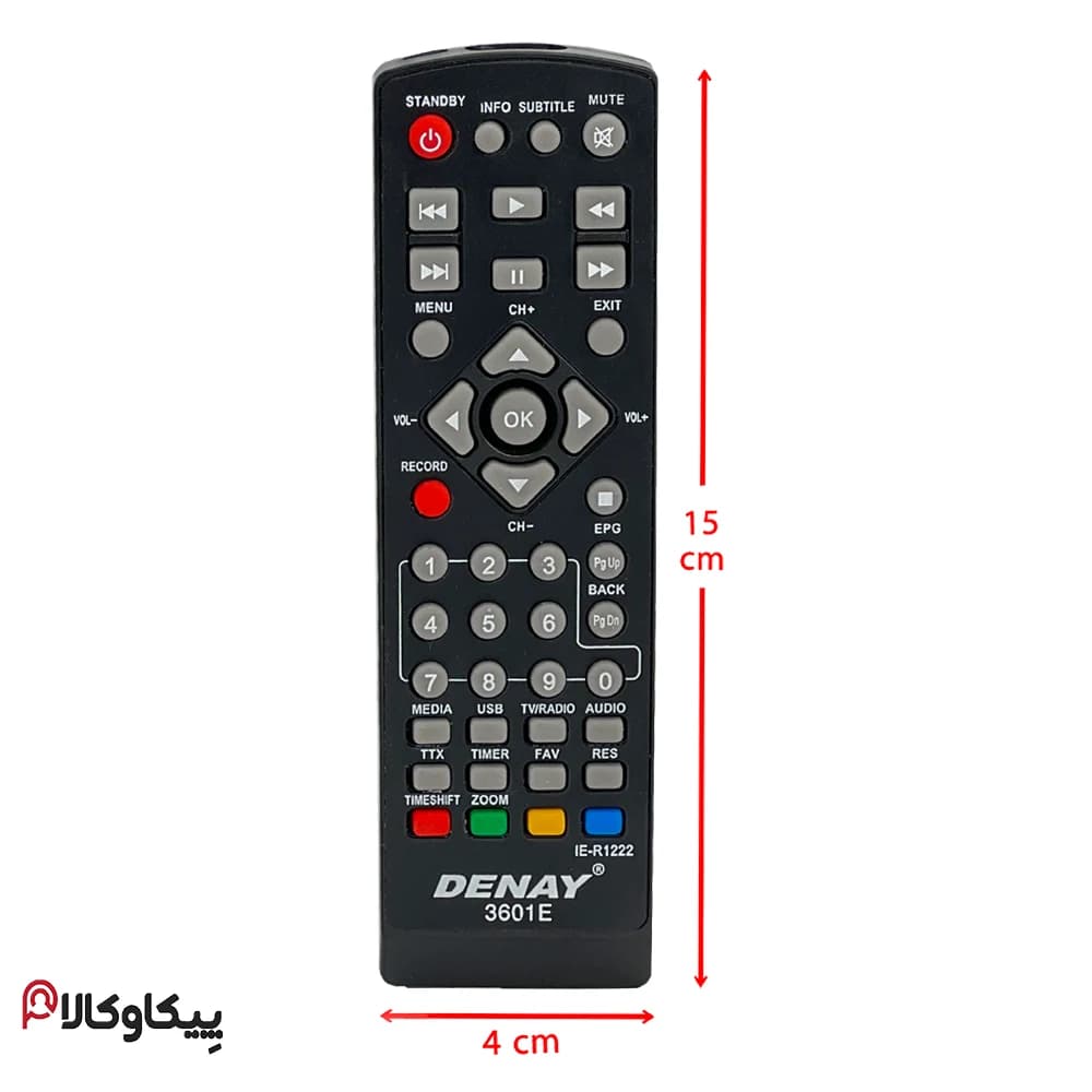 کنترل گیرنده دیجیتال DENAY 3601 دنای — تصویر ۴