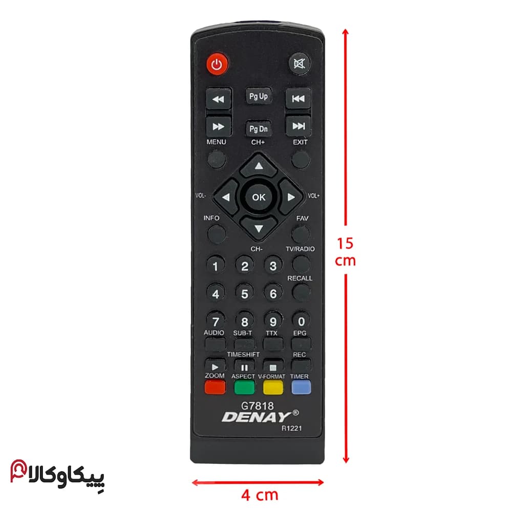 کنترل گیرنده دیجیتال DENAY 7818 دنای — تصویر ۴