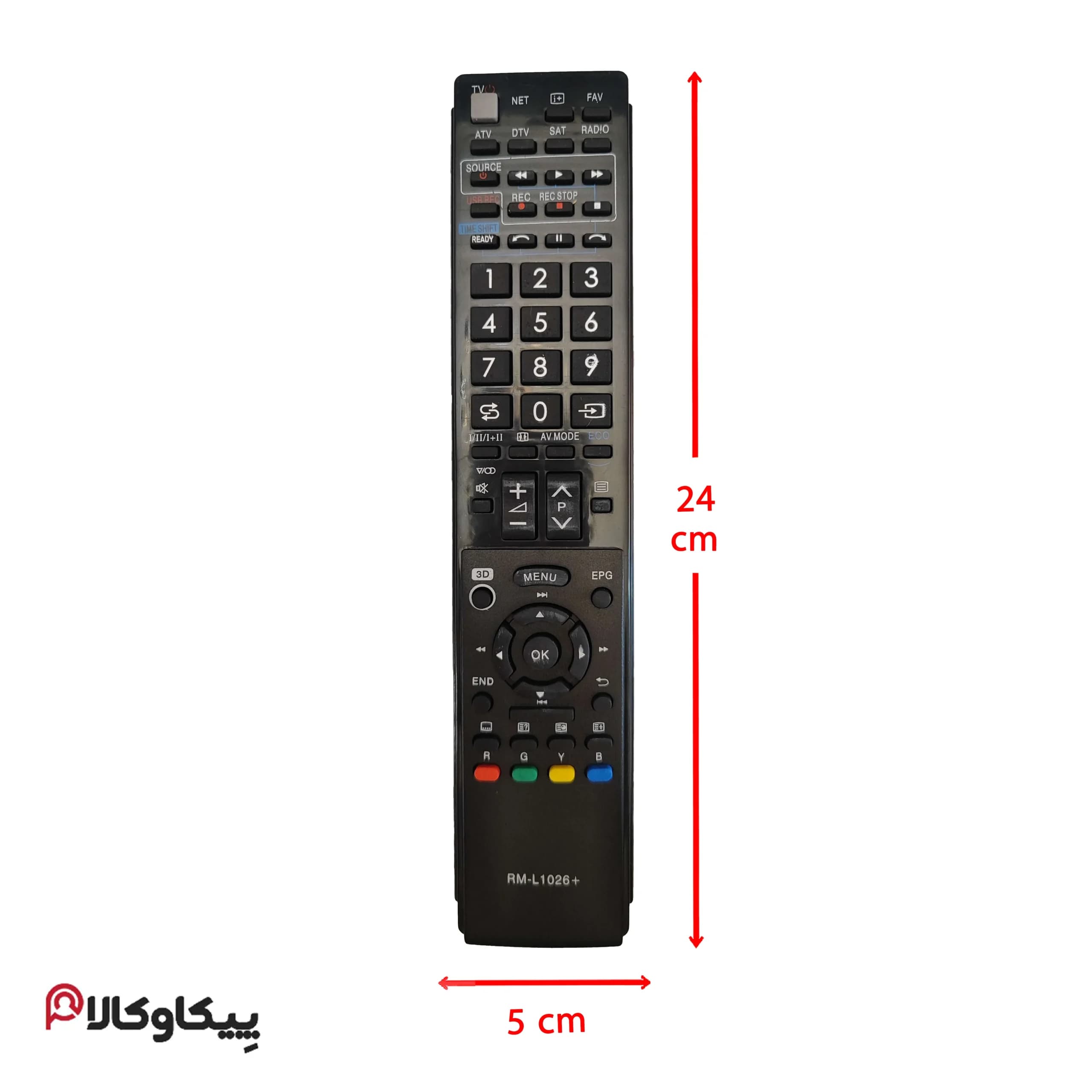 کنترل تلویزیون شارپ بلند همه کاره 1026 SHARP — تصویر ۲