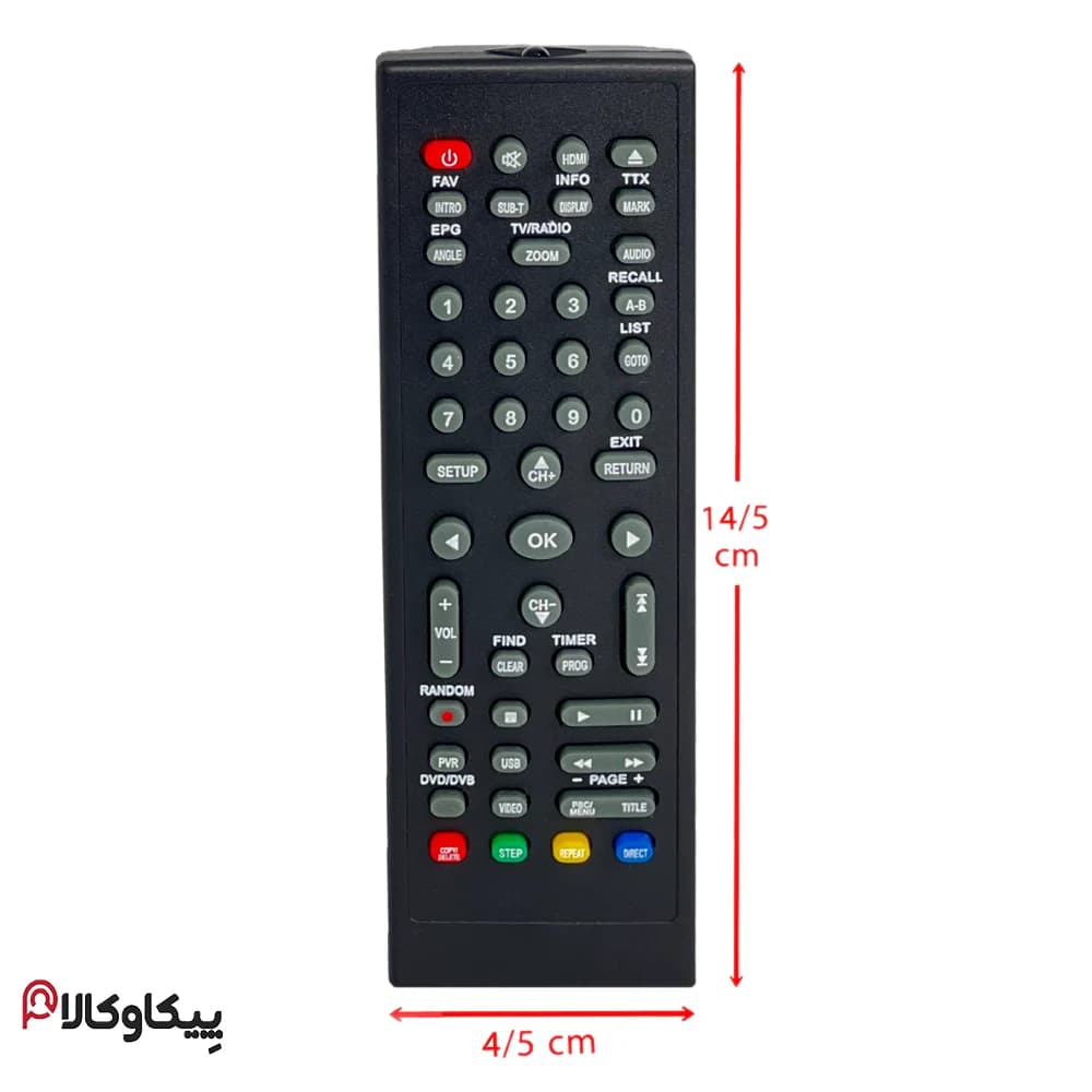 کنترل گیرنده دیجیتال و DVD شاتل کمبو SHUTTLE — تصویر ۴