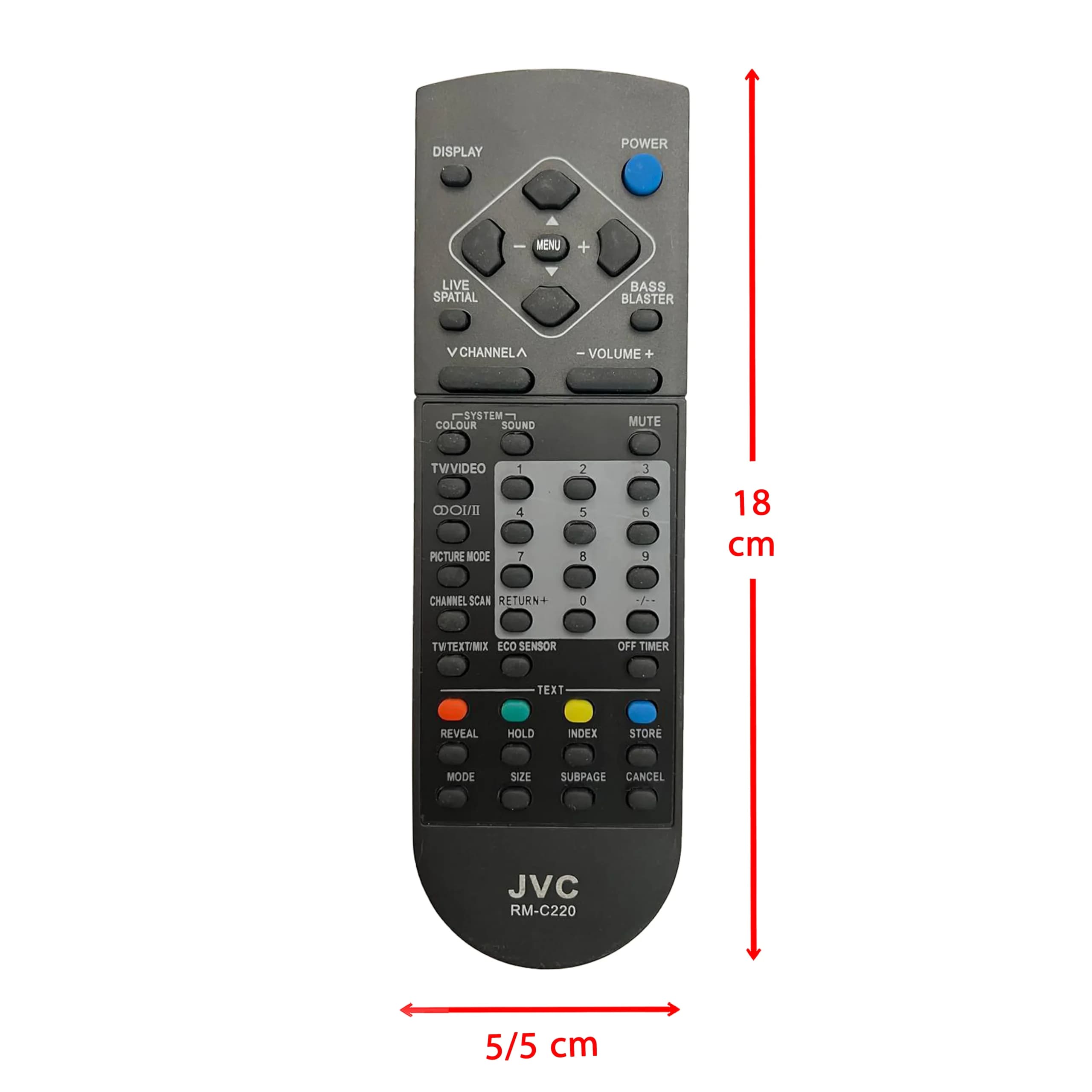 کنترل تلویزیون JVC جی وی سی 220 — تصویر ۴