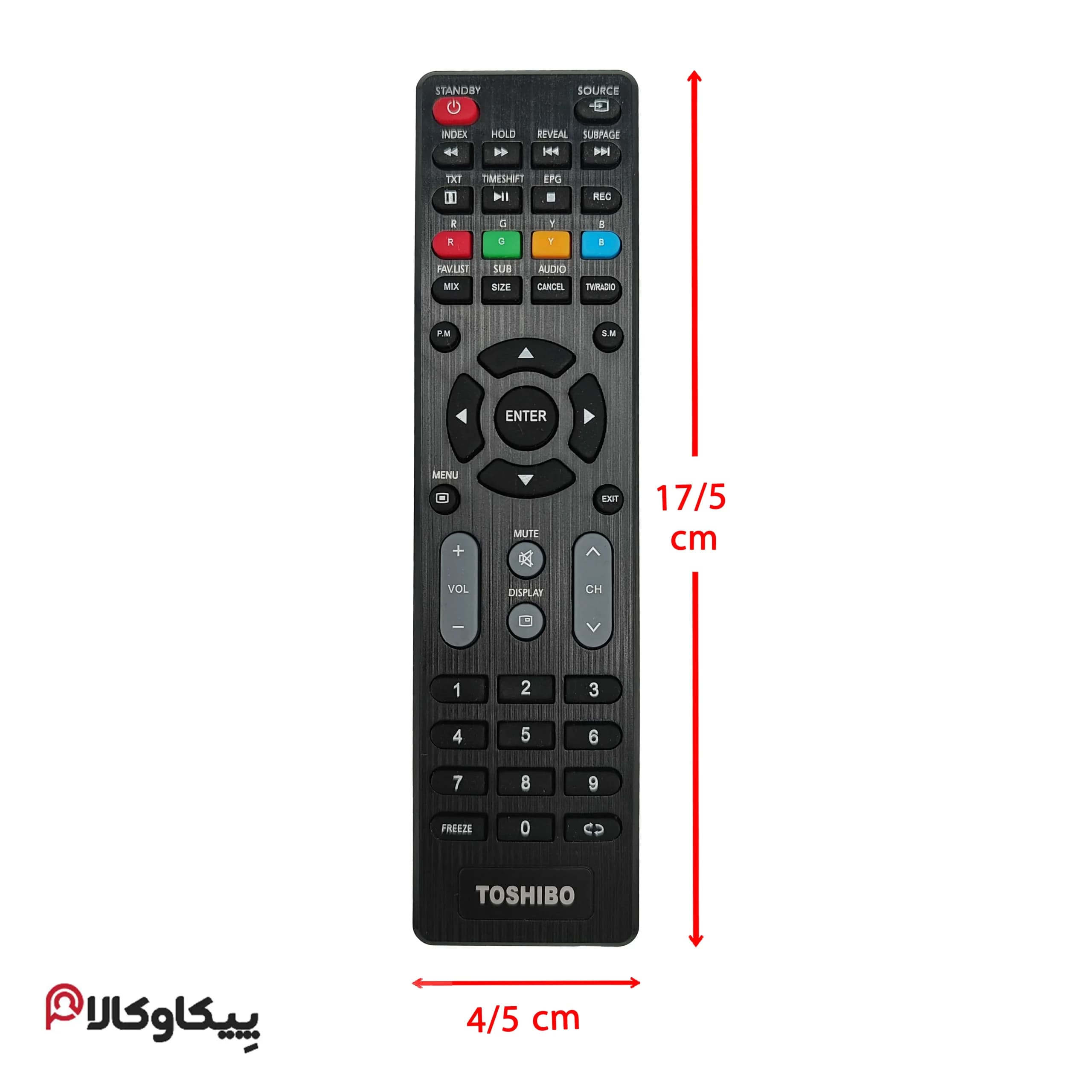 کنترل تلویزیون توشیبا Q9 تخت TOSHIBA — تصویر ۲