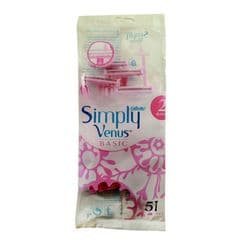 خود تراش ژیلت مدل simply venus بسته 5 عددی — تصویر ۳