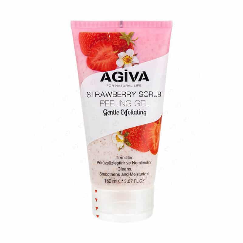 ژل پیلینگ توت فرنگی AGIVA(150 میل)