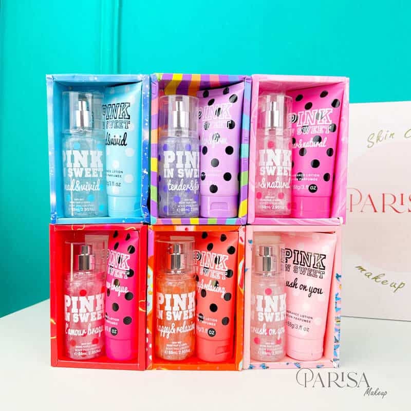 ست لوسیون و بادی اسپلش خالخالی pink in sweet