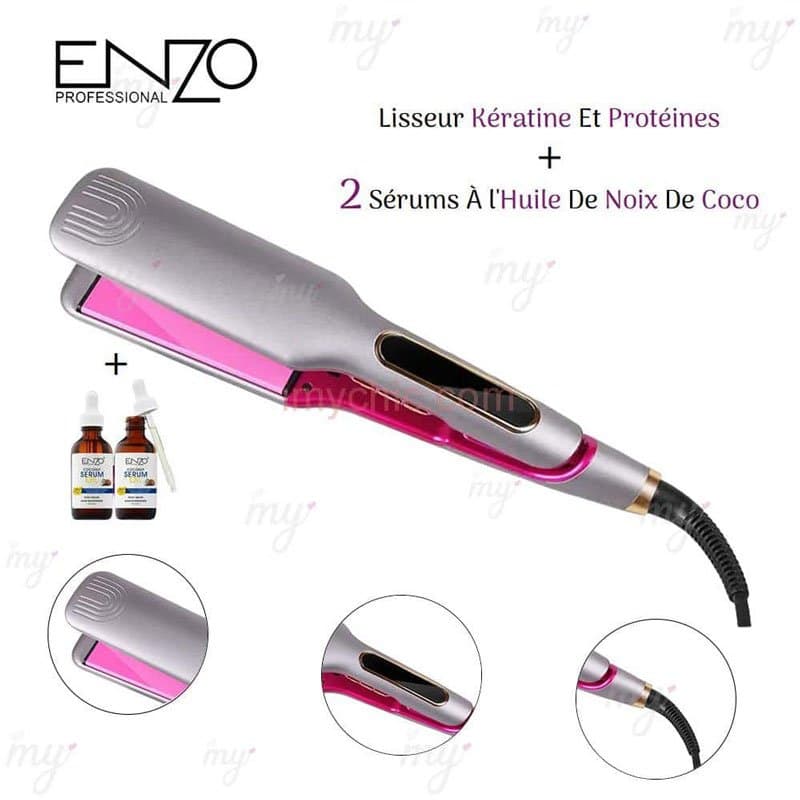 اتو موی سرامیک تیتانیوم ENZO مدل EN-3857 — تصویر ۲