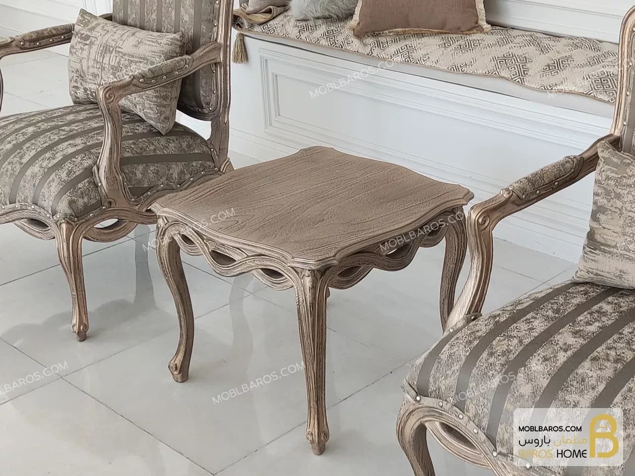 میز عسلی ابزاری پاسنگ ایتالیایی — تصویر ۵