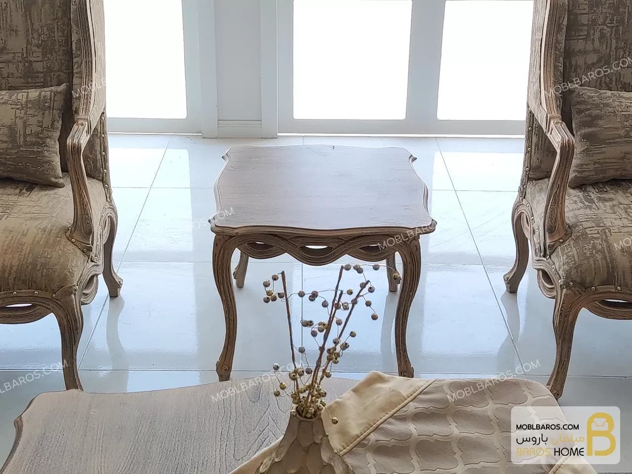 میز عسلی ابزاری پاسنگ ایتالیایی — تصویر ۶