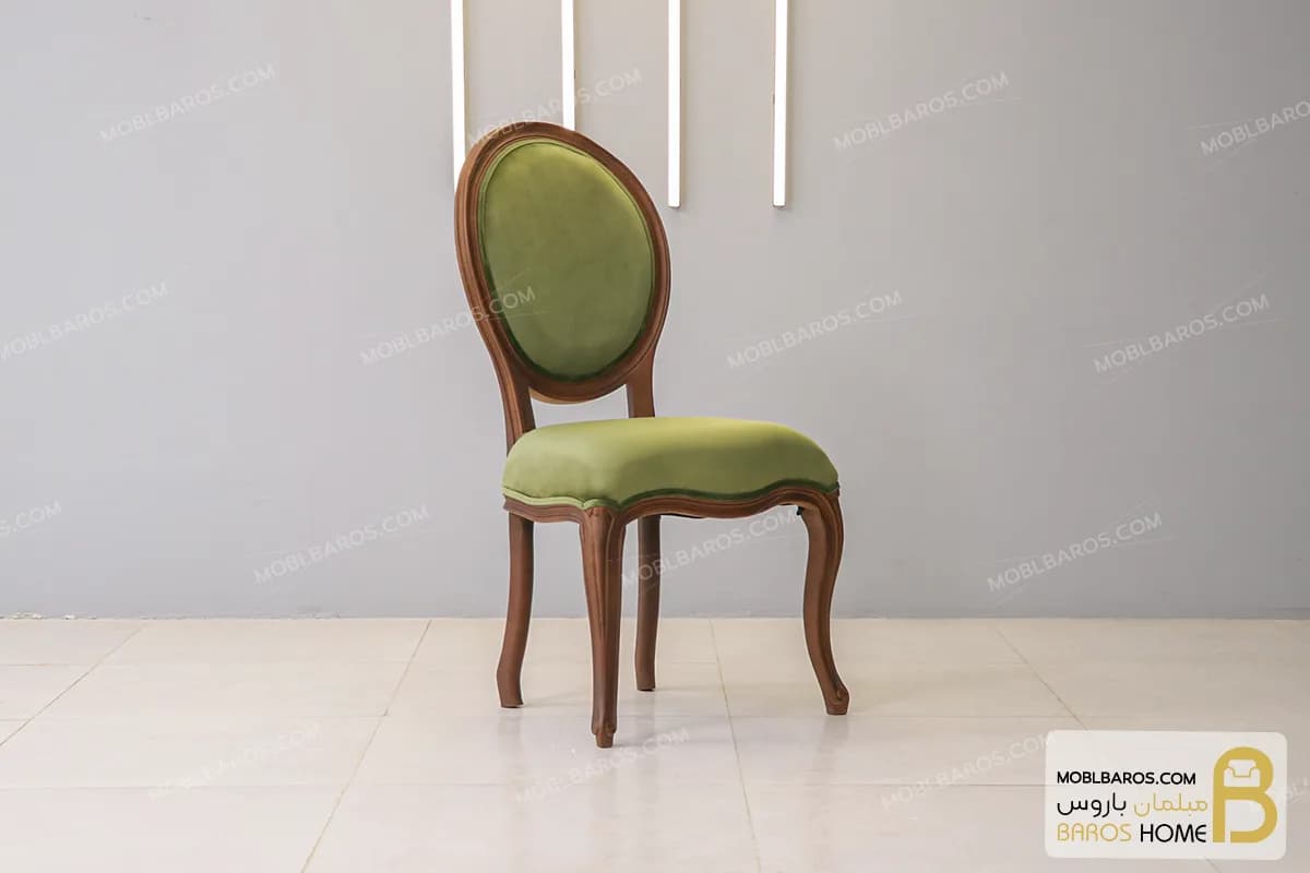 صندلی راشل با پایه سم آهویی — تصویر ۷