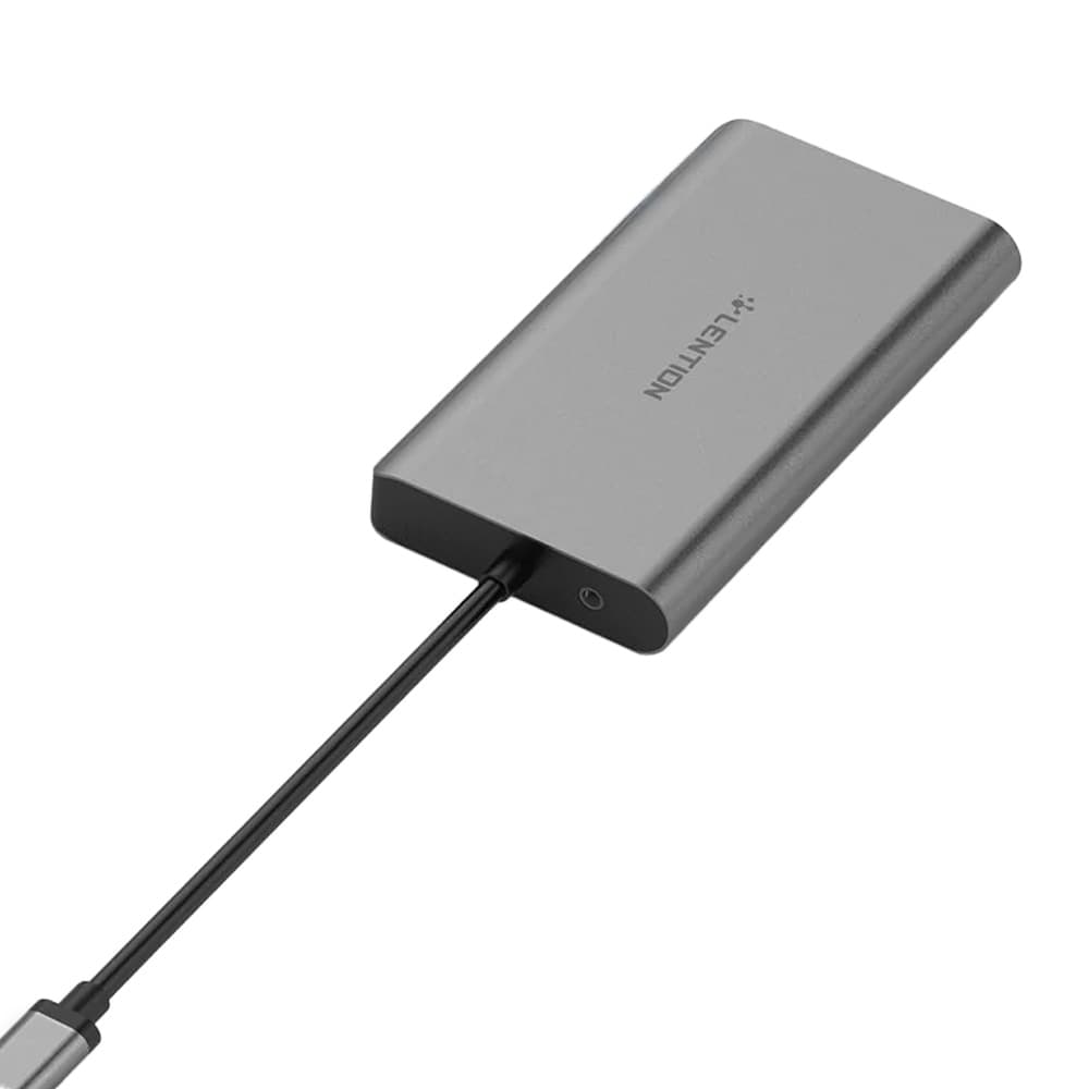 هاب 8 پورت USB-C لنشن LENTION CB-C73 — تصویر ۴