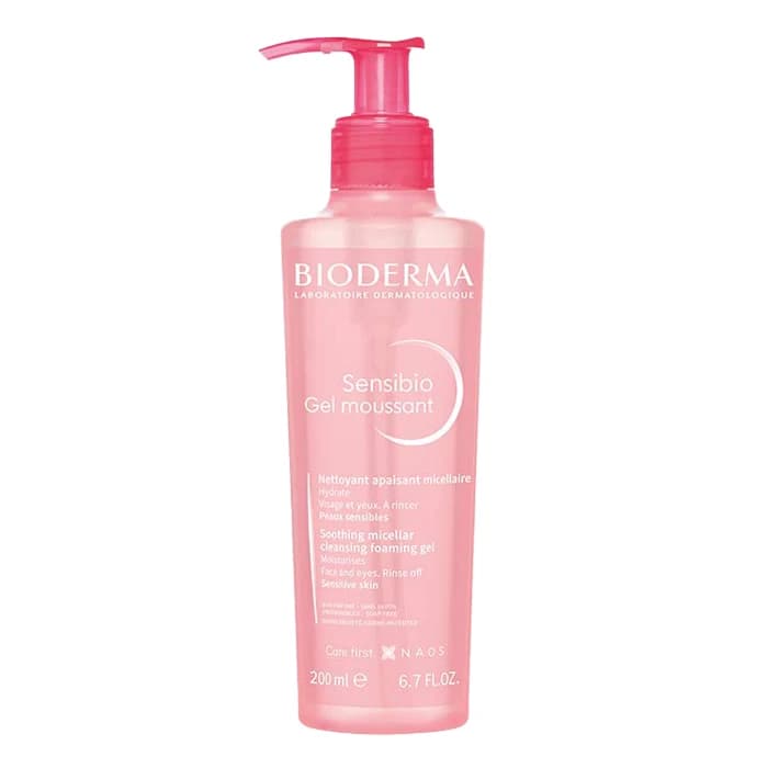 ژل شستشوی صورت بایودرما Bioderma مدل Sensibio | مناسب پوست خشک و حساس | حجم ۲۰۰ میلی‌لیتر