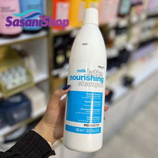 شامپو مغذی دیکسون ProMaster Milk Latte حجم 1000 میلیلیتر — تصویر ۲