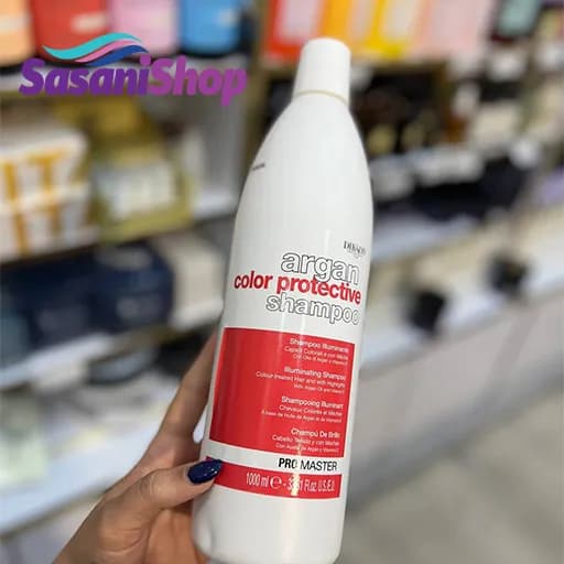 شامپو محافظ رنگ دیکسون ProMaster Argan Color Protective حجم 1000 میلیلیتر — تصویر ۲