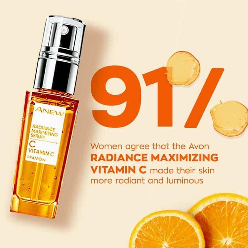 سرم روشن کننده ویتامین سی اون ANEW Avon(30 میل) — تصویر ۳