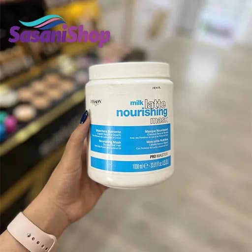 ماسک مو مغذی دیکسون ProMaster Milk Latte Nourshing مناسب موهای خشک و کدر حجم 1000 میلی‌لیتر — تصویر ۲