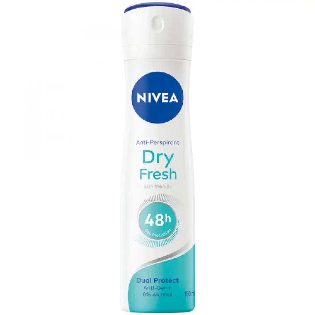 اسپری ضد تعریق بدن نیوآ Nivea مدل Dry Fresh ماندگاری 72 ساعت حجم 150 میل — تصویر ۲