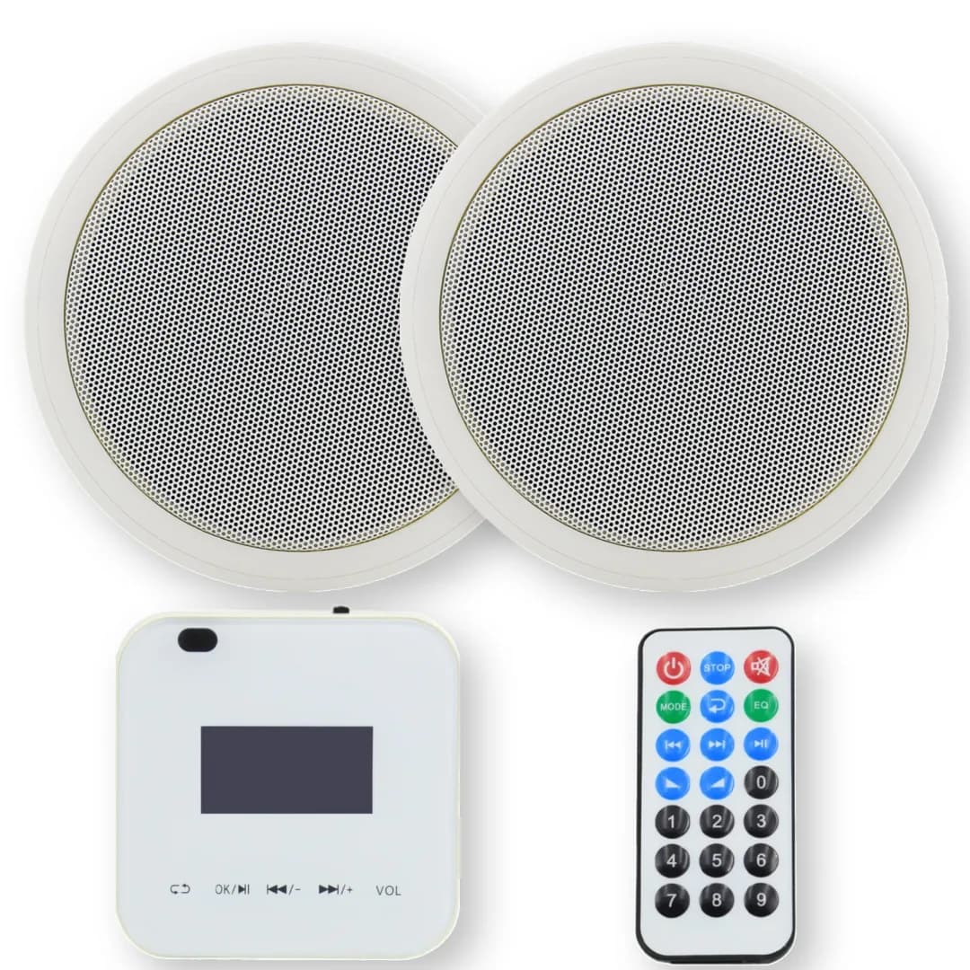 پکیج سیستم صوتی دو اسپیکر با پنل MP-86