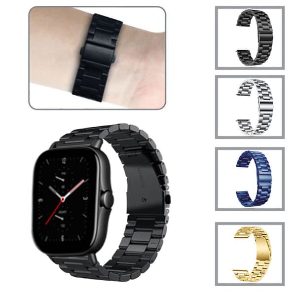 بند فلزی ساعت آمازفیت Amazfit GTS 2e مدل 3Bead