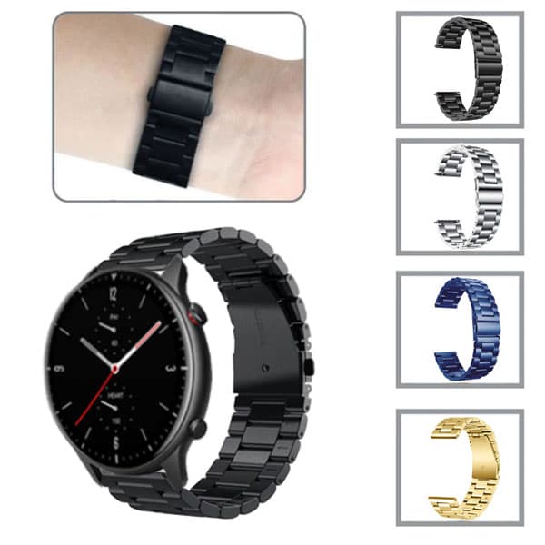 بند فلزی ساعت امازفیت Amazfit GTR 2 مدل 3Bead