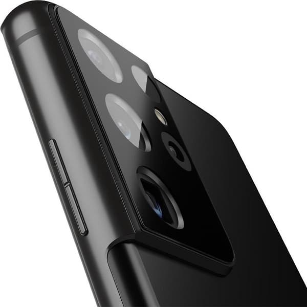 محافظ لنز دوربین گوشی سامسونگ Galaxy S21 Ultra مدل شیشه ای — تصویر ۳