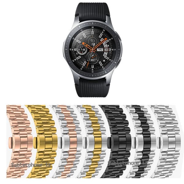 بند ساعت سامسونگ Galaxy Watch 46mm استیل 3Rows