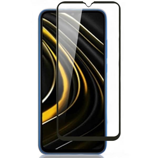 گلس فول گوشی شیائومی Xiaomi Poco M3 مدل Super D