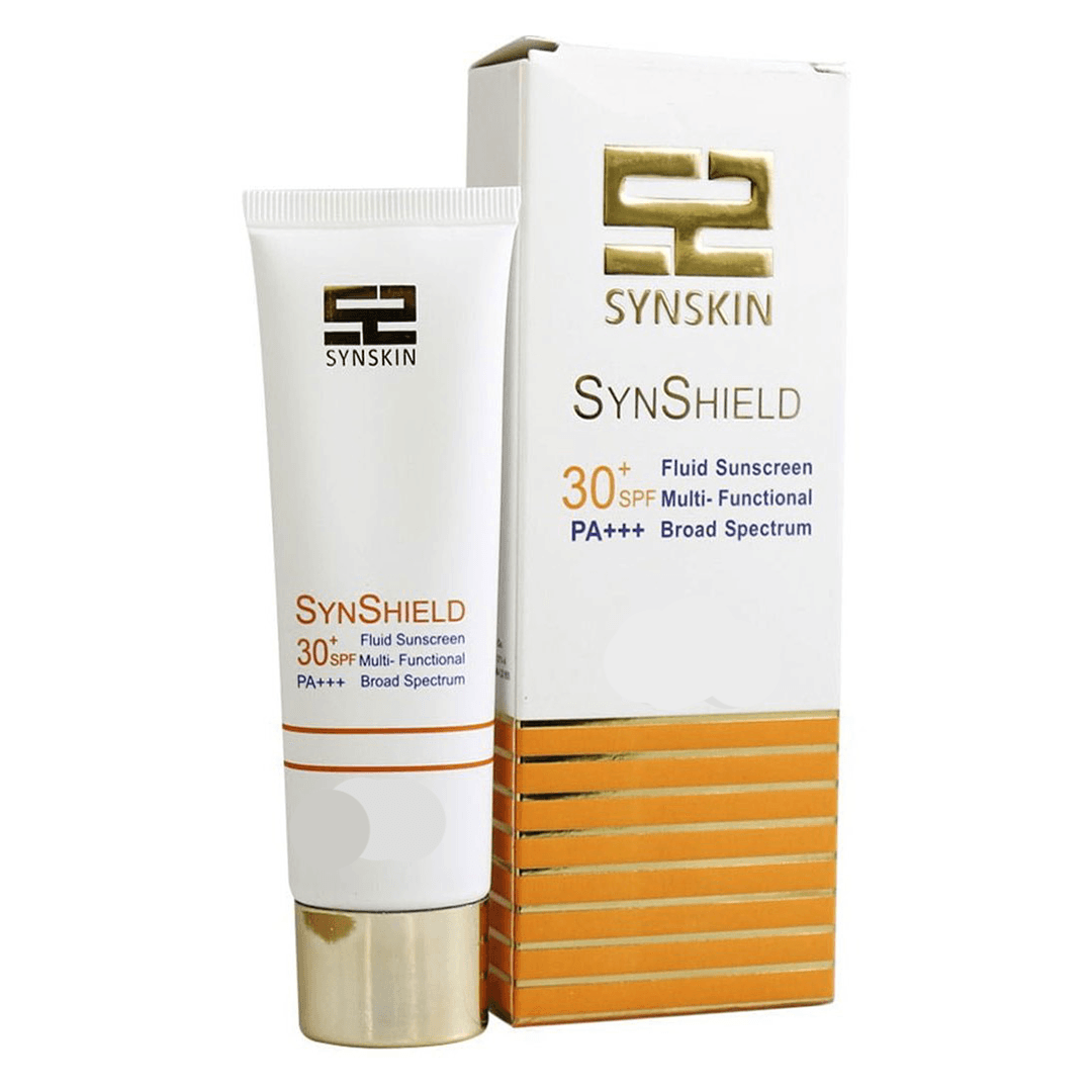 فلوئید ضد آفتاب +SPF50 ساین شیلد 50گرم ساین اسکین Synskin — تصویر ۲