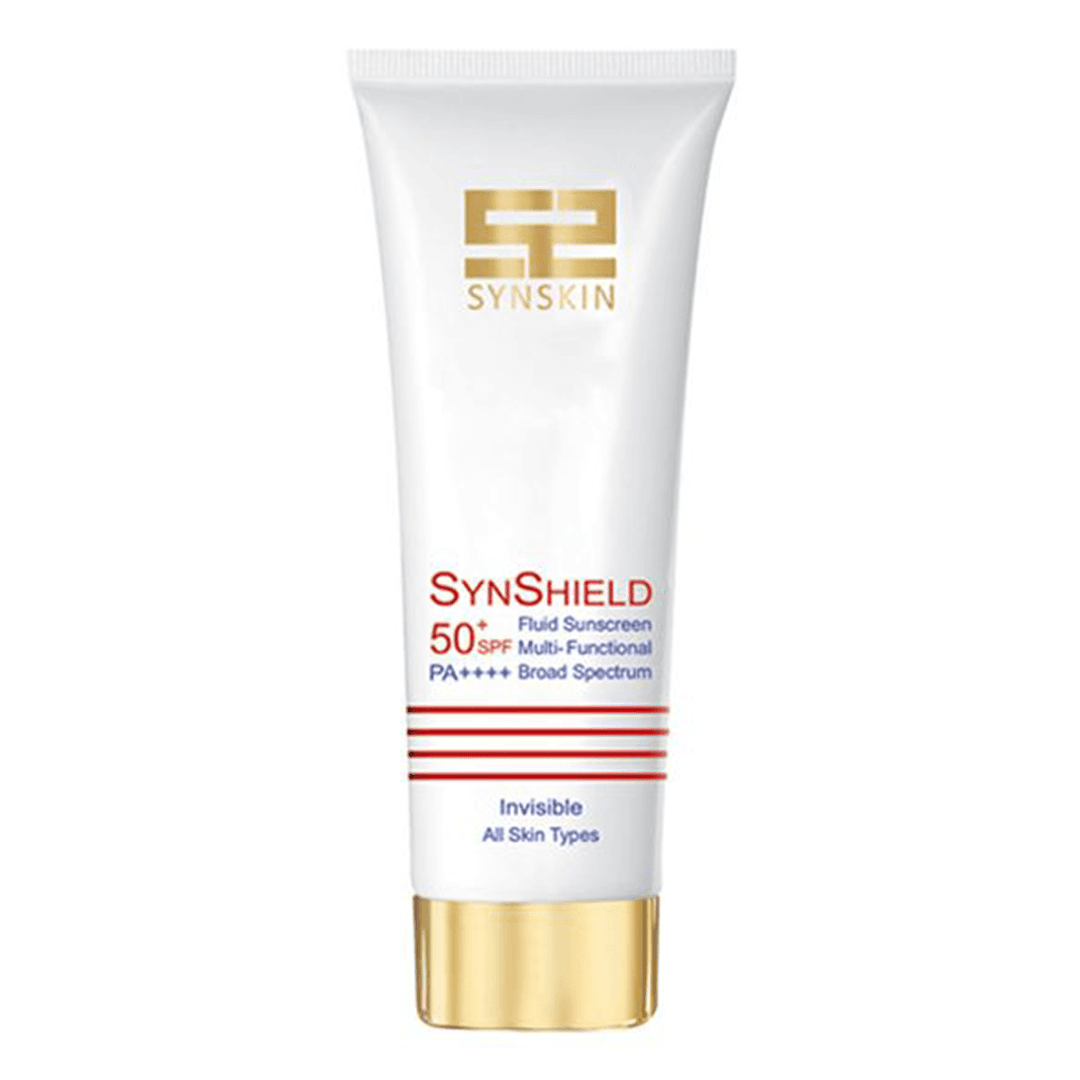 فلوئید ضد آفتاب +SPF50 ساین شیلد 50گرم ساین اسکین Synskin