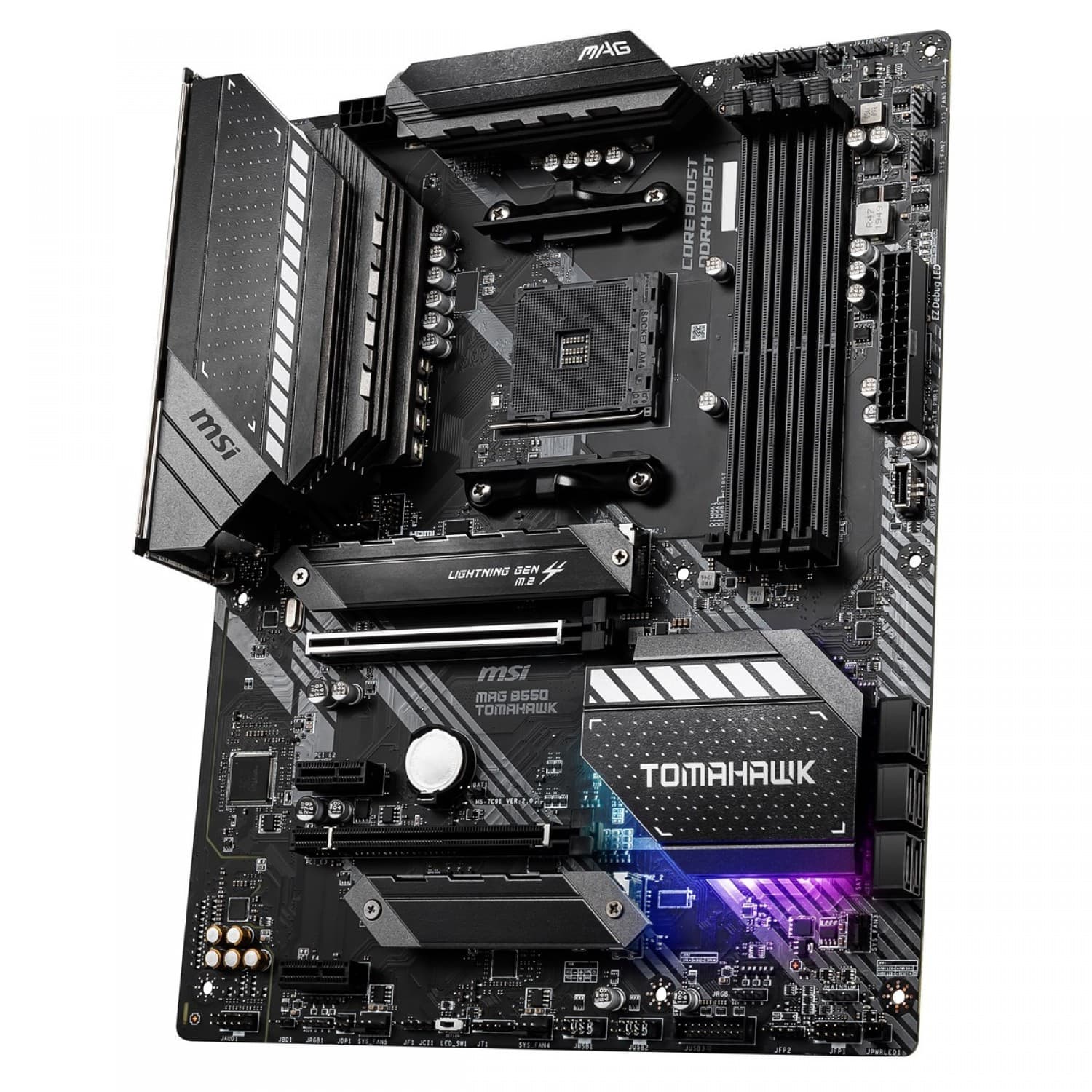 مادربرد ام اس آی MAG B550 TOMAHAWK AM4 Motherboard — تصویر ۳