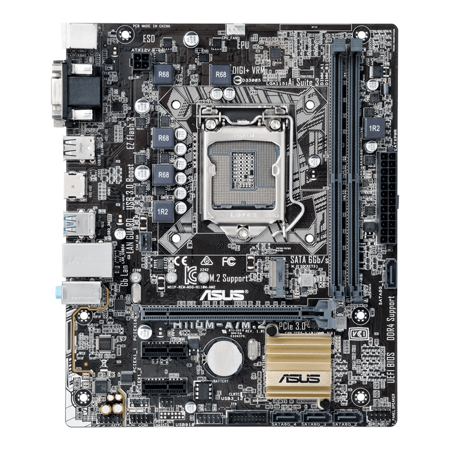 مادربرد ایسوس ASUS H110M-A LGA 1151 Motherboard — تصویر ۵