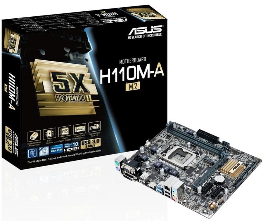 مادربرد ایسوس ASUS H110M-A LGA 1151 Motherboard
