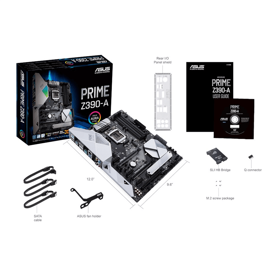 مادربرد ایسوس Asus PRIME Z390-A LGA 1151 Motherboard — تصویر ۳