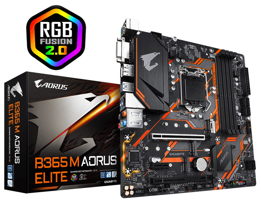 مادربرد گیگابایت B365 M AORUS ELITE LGA 1151 Motherboard