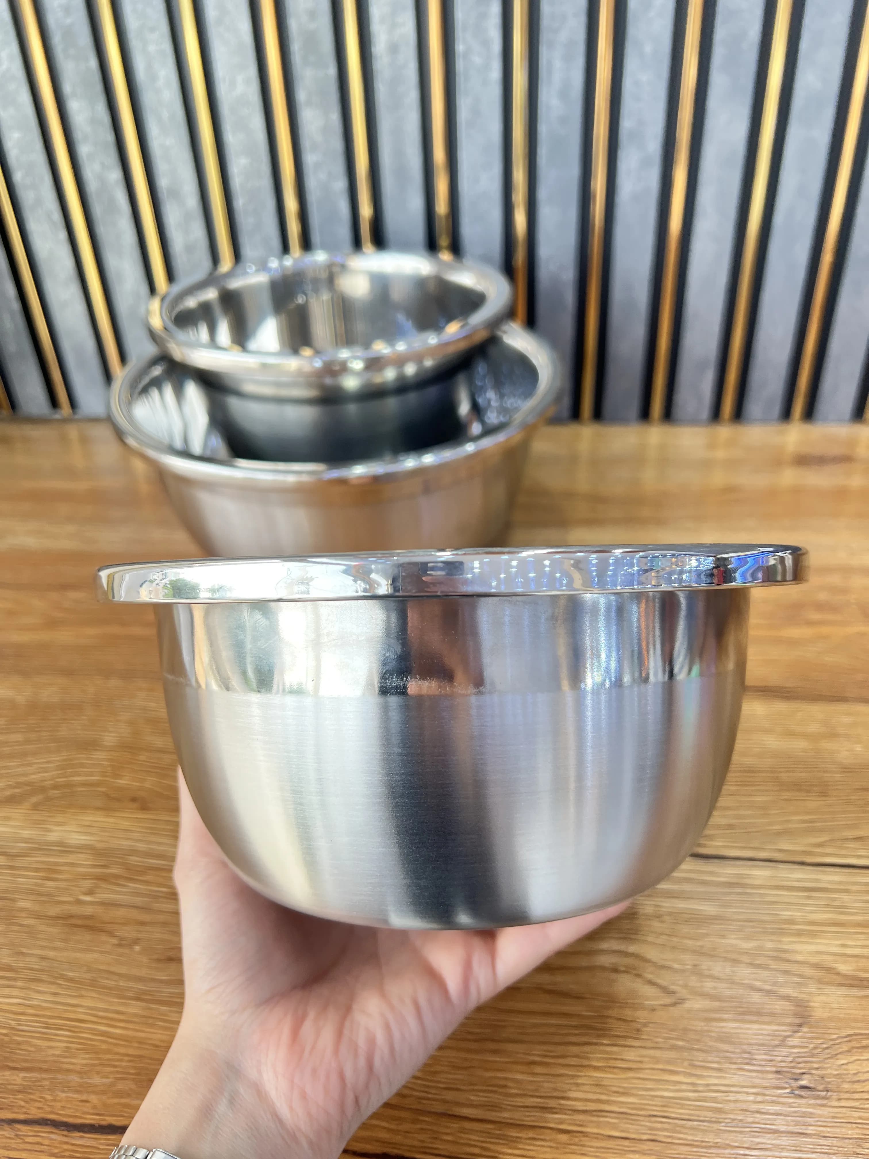 لگن استیل کد 57-0611 وارداتی (x) — تصویر ۳