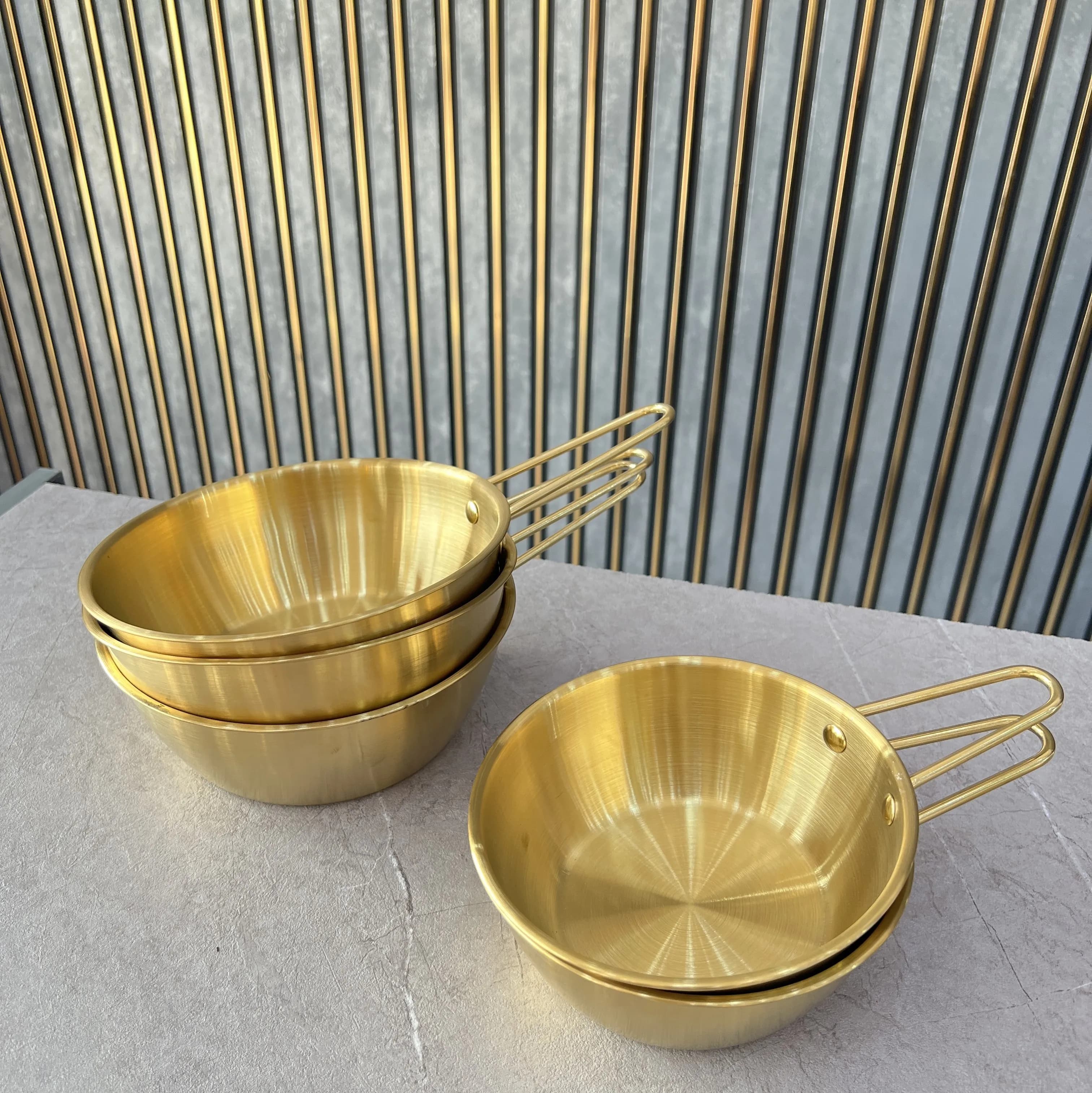 ظرف سرو استیل تک دسته 93-0611 وارداتی (x)
